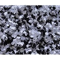 Paper Party Confetti - Micro cut - Two Tone Black/White - Birthday Party Bash - Party/Wedding/Luau/Shower Anniversary - Gift Basket Filler - Table Décor Party Accessories (CON-MIC-010)
