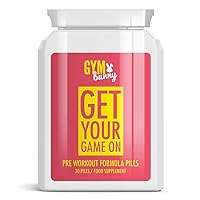 GET Your Game ON PRE Workout Formula Pills – Energy Stamina Gym