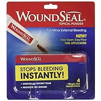 WoundSeal Powder Stops Bleeding Instantly First Aid 4 Applications Health