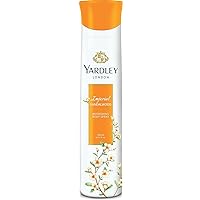 Yardley London Refreshing Body Spray Natural Classic Single Floral Perfume150ML (Imperial Sandalwood Body Spray 150ML, 1 Pcs)