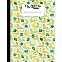 Composition Notebook: Banana Slug College Ruled Lined Comp Book