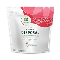 Grab Green Natural Garbage Disposal Cleaner, Deoderizer & Freshener Pods, Red Pear + Magnoliea—with Essential Oils, 12 Pods, Plant & Mineral-Based Ingredients