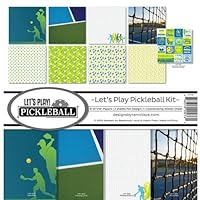 Reminisce Let's Play Pickleball Scrapbook Collection Kit