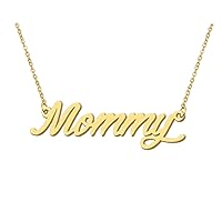 Personalized Name Necklace Custom Any Name Necklaces Jewelry for Womens New Mom Bridesmaid Gift
