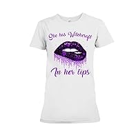 Witch Witchcraft in Her Lips White T-Shirt Gift Idea for Women, Unisex Proud Hoodie Present for Mother, Wife, Girl Friend, Multi Colors and Styles