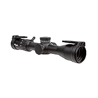 SIG SAUER WHISKEY4 3-12X44mm 30mm Tube SFP Durable Lightweight Precise Waterproof Black Hunting Gun Scope, Flip-Back Caps & Throw Lever Included