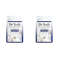 Dr Teal's Pure Epsom Salt Soak, Fragrance Free, 4 Pound (Pack of 2) (Packaging May Vary)