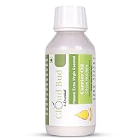 Natural Extra Virgin Coconut Oil 100ml (3.38oz)- Cocos Nucifera (100% Pure and Natural Cold Pressed)