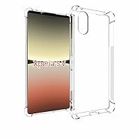 Aikukiki Case for Sony Xperia 5 V,Sony Xperia 5 V 5G Case,TPU Soft Silicone Bumpers Protective Cover Anti-Scratch Shockproof Phone Case for Sony Xperia 5 V 5G 2023 (Clear)