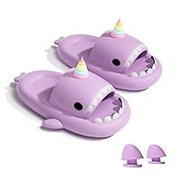 Anglerfish Shark Slides Sandals, Super Soft Environmental EVA Material Comfortable shoes for Women and Men indoor & Outdoor