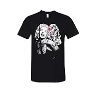 Urban Hip Hop Vintage Graphic Art Printed Men's Casual T-Shirt