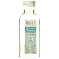 Aura Cacia Aromatherapy Bubble Bath, Tranquil Chamomile, 13 fluid ounce bottle (Pack of 3)