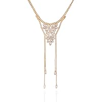 GUESS Goldtone Long Statement Necklace for Women