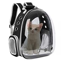 Animal Carrier Backpacks,Transparent Space Capsule Bubble Pet Backpack Bag for Small Dogs Cats Airline Approved Travel Carrier