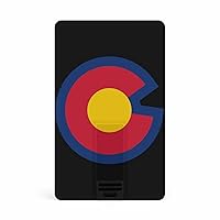 Colorado State Logo Card USB Flash Drive 32G/64G Business 2.0 Memory Stick Credit High Speed USB Drives Accessories