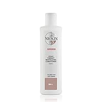 Nioxin System 3, Therapy Conditioner, with Peppermint Oil, Treats Sensitive Scalp & Provides Moisture, For Color Treated Hair with Light Thinning, Various Sizes