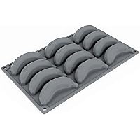 GG035 Baby Banana Baking Mold Freezing Mould with 12 Cavities, each 3.54 Inch x 1.57 Inch x 0.98 Inch High