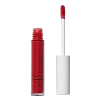 Lip Lacquer, Nourishing, Non-Sticky Ultra-Shine Lip Gloss With Sheer Color, Infused With Vitamins A & E, Vegan & Cruelty-Free, Cherry Bomb