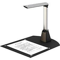 ZSEEWCAM V510 Book & Document Scanner, Portable Document Camera Capture Size A4, 5MP HD Professional Scanner, Auto-Flatten & Deskew and OCR for Office and Education Presentation, Compatible with Mac