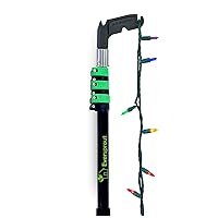 EVERSPROUT 7-to-24 Foot Utility Hook with Extension Pole (30 Foot Reach) | Installing and Hanging Christmas/String Lights, Birdfeeders, Reaching High Places | Heavy-Duty Telescoping Extension Pole
