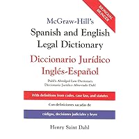 McGraw Hill's Spanish/English Legal Dict (PB) McGraw Hill's Spanish/English Legal Dict (PB) Paperback