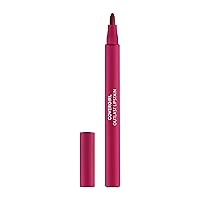 COVERGIRL Outlast, 50 Heat Wave, Lipstain, Smooth Application, Precise Pen-Like Tip, Transfer-Proof, Satin Stained Finish, Vegan Formula, 0.06oz