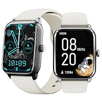 Smart Watch, Activity Monitor, Bluetooth 5.4, 1.94 Inch Large Screen, Ultra Thin, Compatible with iPhone/Android, Pedometer, IP68 Waterproof, Long Lasting Battery, Wristwatch, Custom Dial, Incoming