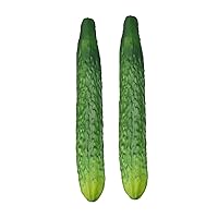 Vegetable Replicas Realistic Simulations of Cucumber Vegetable Decorations Model Party Supplies