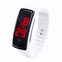 Sports Watch Silicone Watchband Impact Resistant Durable Large Display Sports Watch