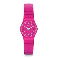 Swatch Flexipink L Quartz Pink Dial Ladies Watch LP149A