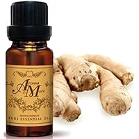 Ginger Pure Essential Oil 100% (Indonesia) (Zingiber officianale) (Spicy Scent) 100 ml (3 1/3 Fl Oz)-Health