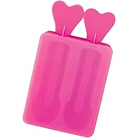 2 Piece Bachelorette Pecker Popsicle Ice Tray, Pink, 5 Ounce