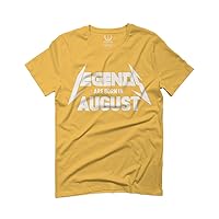 The Best Birthday Gift Legend are Born in August for Men T Shirt