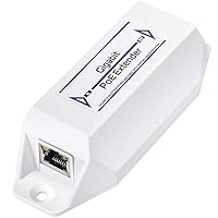 Cudy New Gigabit PoE Extender, 10/100/1000Mbps, 1 Channel PoE Repeater, PoE Amplifier, PoE Booster, Wall-Mount, Comply with IEEE 802.3at / 802.3af, Not Support Passive PoE, Plug and Play, POE10