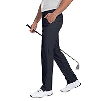 Men's 4-Way Stretch Golf Joggers with Pockets, Slim Fit Work Dress