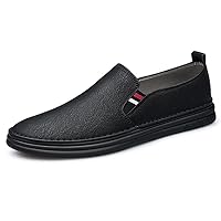 Men's Loafers Penny Loafer Flats Leather Low-top Slip On Skateboarding Shoes Pull on