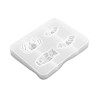 BESTOYARD 1pc Cake Mold Cookie Mold Chocolate Bake Cake Decorating molds Spider molds for Resin Lollipop Mold soap Making Homemade soap Silicone Mold Candle White Ghost