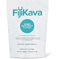 FijiKava, Kava Instant Extract Powder (500g), Sleep Aid & Relaxation - 60mg Kavalactones per Serving (5.3 oz, Pack of 1)