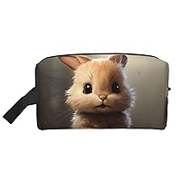 BREAUX Cute Bunny Storage Bag, Portable Large-Capacity Travel Toiletry Storage Bag, Travel Makeup Bag