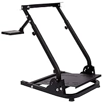 Minneer Steering Racing Wheel Stand Fit for Logitech G25, G29, G920, G923, Thrustmaster TMX, t80, Fanatec, PS4, PC Gaming Simulator Cockpit Wheel, Pedal & Shifters Not Included