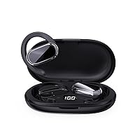 Open Ear Headphones,360-Degree Panoramic Sound, DT4.0 Without Sound Loss,Air Conduction, 48H Range,LED Display,IPX7 Waterproof, Wireless Earbuds for Meeting, Driving,Traveling
