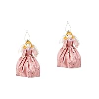 BESTOYARD 2pcs Tree Top Doll Keychian Angel Doll Pendant Girls Fairy Presents Christmas Tree Decorations Christmas Tree Ornaments Xmas Tree Ornament Dolls Hanging Decoration Fabric Indoor