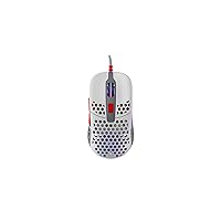 XTRFY M42 RGB, Ultra-Light Wired Gaming Mouse, Cutting-Edge Pixart 3389 Sensor, Modular Casing (2 Sizes incl.) Adjustable RGB Lighting, Retro Edition