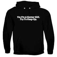 Yes I'm A Gamer Girl. Try To Keep Up. - Men's Soft & Comfortable Pullover Hoodie