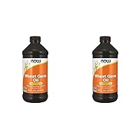 NOW Supplements, Wheat Germ Oil with Essential Fatty Acids (EFAs), Nutritional Oil, 16-Ounce (Pack of 2)
