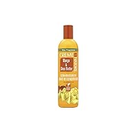 Creme of Nature Leave In Conditioner with Mango & Shea Butter, Ultra Moisturizing for Dry Dehydrated Hair, 8.45 Fl Oz (Pack of 1)