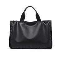 Men's Bag Business Shoulder Men's Handbag Computer Bag Briefcase Woven Crossbody Bag Men's Leather Bag