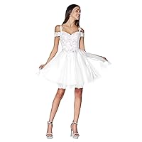Lace Applique Homecoming Dresses for Teens 2024 Short Tulle Formal Gown A-line Mini Cocktail Party Dresses