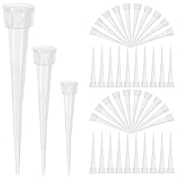 BESTOYARD 60pcs Flower Mud Holder DIY Plastic Flower Mud Tube Water Tubes for Flowers Flower Stem Water Tubes Floral Stem Water Tube Flower Fixation Plastic Tube Florist Supplies Rose