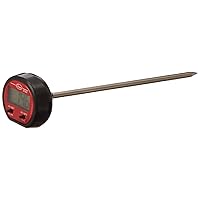 DT300-0-8 Digital Pocket Test Thermometer, Oval Style, -40/302° F Temperature Range, Black, 1 Count (Pack of 1)